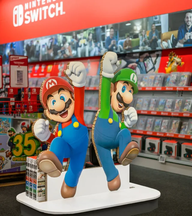 2 – Our Projects – Teaser – Shop in shop – Nintendo kopiëren