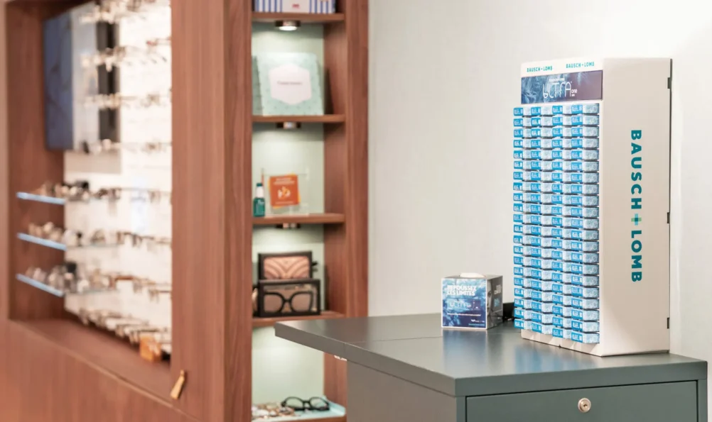 Sustainable Bausch + Lomb lens box