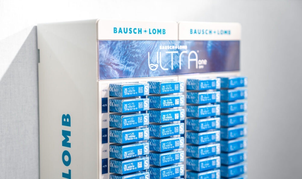 Sustainable Bausch + Lomb lens box